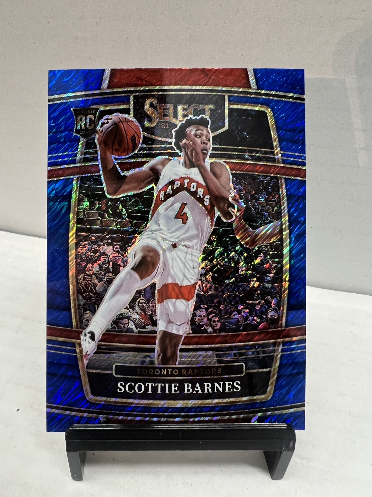 2021-22 Select Concourse Blue Shimmer Scottie Barnes RC