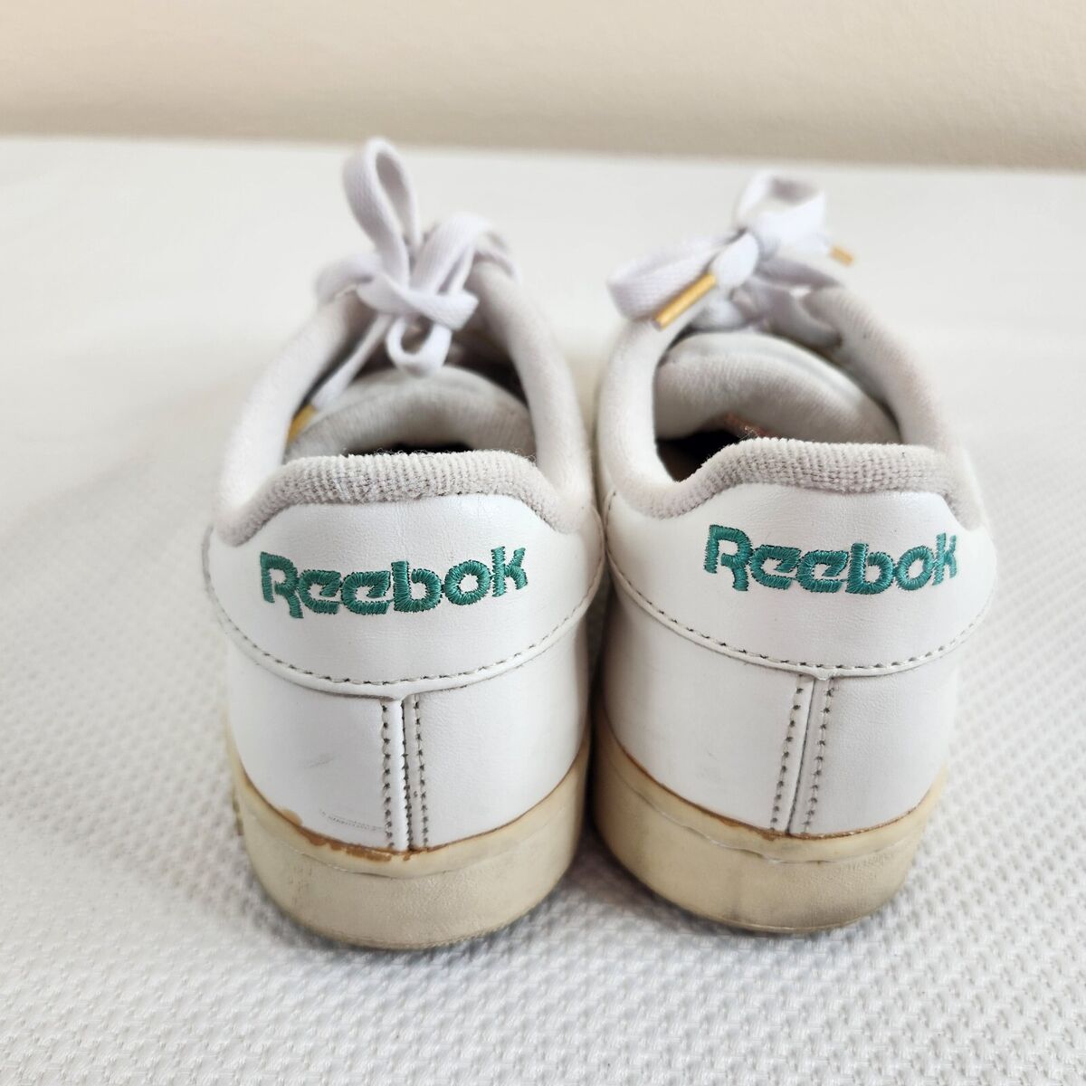 Vintage 90s Reebok Sneakers Tennis Shoes White 7.5 Women's Vintage 90s Reebok Sneakers Tennis Shoes White 7.5 Women's