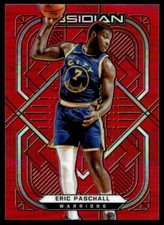 2020-21 Panini Obsidian Red Flood Eric Paschall G18 Golden State Warriors #18