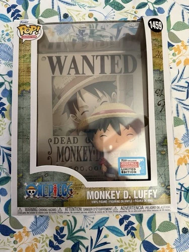 Funko Pop One Piece Monkey D. Luffy 1459 NYCC 2023  Wanted Poster