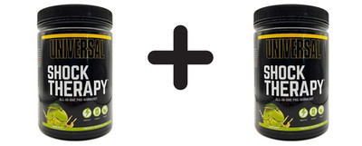 2 x Universal Nutrition Shock Therapy, Green Apple - 840g (77,38 EUR/kg)
