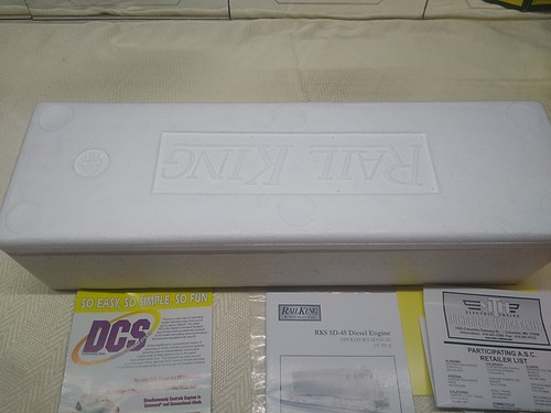 RailKing MTH 30-2363-1 Erie Lackawanna SD-45 Diesel Engine w/Proto-Sound 2.0 NOS - Picture 14 of 16