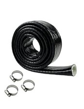 1" ID Heat Shielded Fire Thermo Armor Fire Sleeve Silicone Coated 1" ID x 5FT