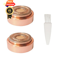 Gen 2 Replacement Heads for Flawless Facial Hair Remover - 18K gold-plated