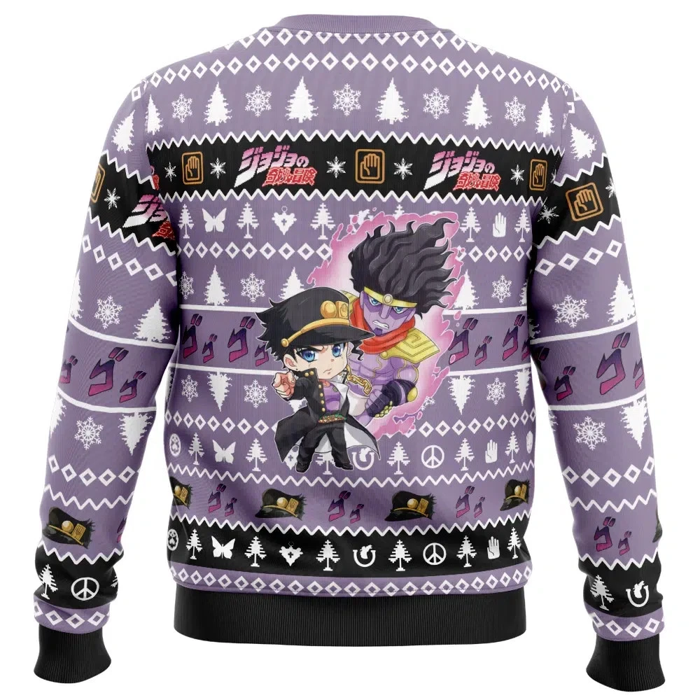 Chibi Jotaro Kujo Jojo’s Bizarre Adventure Ugly Christmas Sweater
