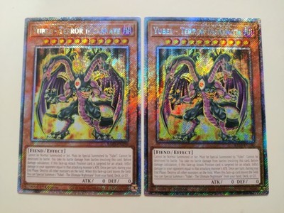 2x Terror Incarnate RA03 EN190 Platinum Secret Rare 1st Edition NM