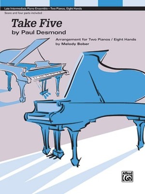 Take Five (2p, 8h): Arrangement for Two Pianos / Eight Hands, Sheet by Brubeck
