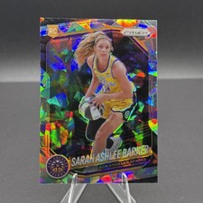 2025 Panini WNBA Prizm Sarah Ashlee Barker Cracked Ice Prizm RC #31 LA Sparks