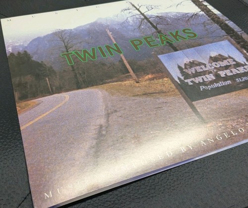 Póster promocional de doble cara Lynch Badalamenti Twin Peaks OST 1990 12x12 litografía - Imagen 4 de 4