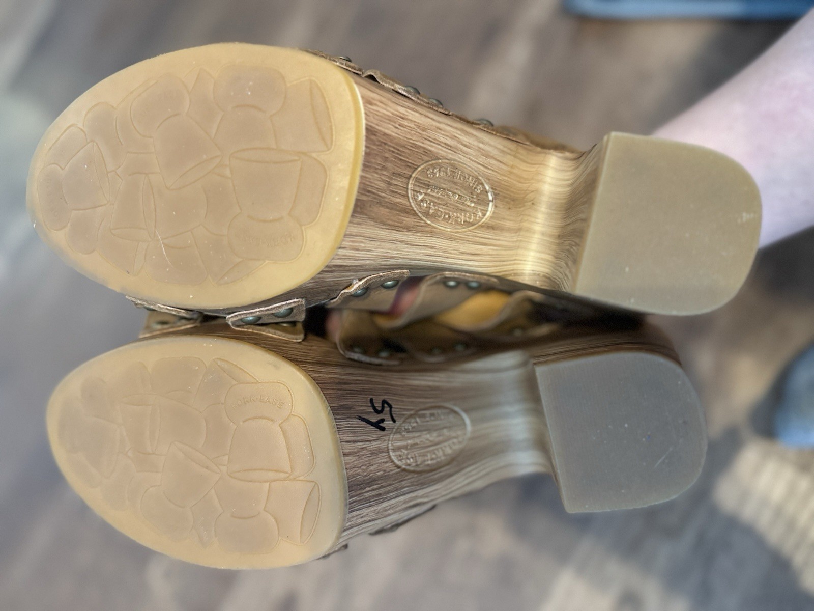 Kork Ease Devan Platform Slide Sandals Brown Terr… - image 10