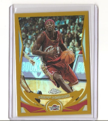 2004-05 Topps Chrome JEFF MCGINNIS Gold Refractor 32/99 #107 Cavaliers UNC