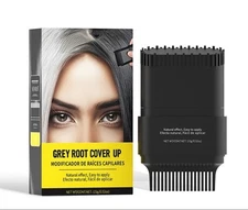 Hair Root Touch-Up Stick, Instant Grey Root Cover Up | Dual-Sided Ergonomic Comb