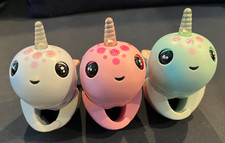 WowWee Fingerlings Lot of 3 - Baby Narwhals - Tested and Works 