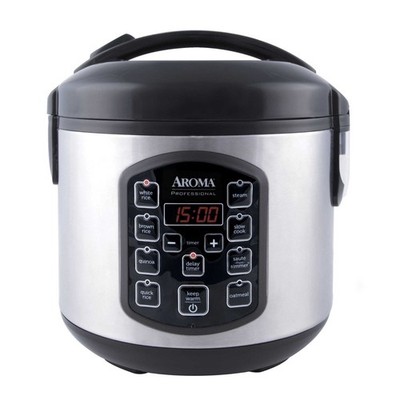 Aroma Professional 8 Cup Rice & Grain Multicooker 2 Qt ARC-954SBD FREESHIP