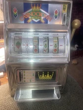 Vintage Waco "Casino Crown" Novelty Slot Machine 25 Cents Japan Works. Lot# 676