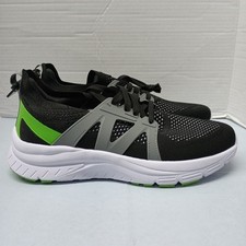 Avia Men's Quickflash Running Shoes Sneakers Size 9.5 Black Gray Green NWT