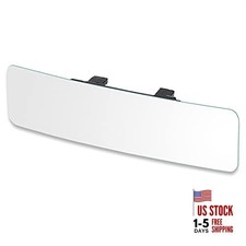 Rear View Mirror Frameless Car Interior Rearview Mirror Panoramic White Convex