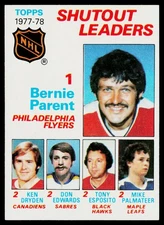 1978-79 Topps #70 B Parent K Dryden D Edwards T Esposito M Palmateer