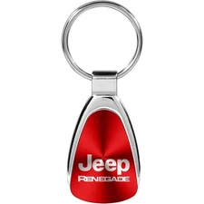 , INC. Officially Licensed Red Teardrop Key Fob for Jeep Renegade
