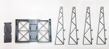 MILLER ENGINEERING ROADSIDE FRAME KIT FOR ROADSIDE BILLBOARD SIGNS HO/O SCALES