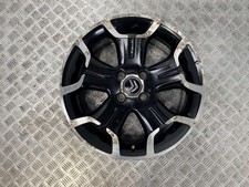 10-18 CITROEN DS3 17" INCH 5 SPOKE 4 STUD BLACK ALLOY WHEEL 7JX17CH (SCRATCHED)