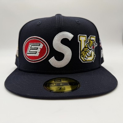 Supreme x New Era Mascots S Logo 59FIFTY Hat Navy Size 7 3/4 Brand