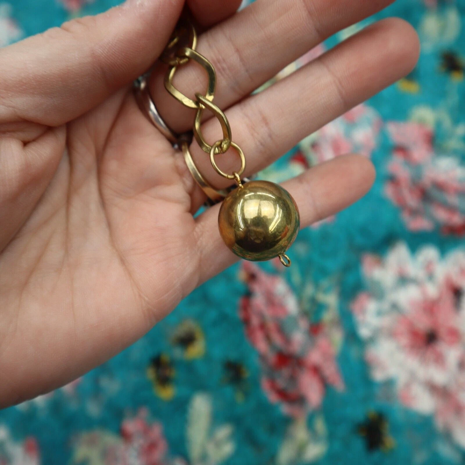 VETEMENTS Abito Diva Apparel donna S blu maglia floreale senza spalline cintura alto basso outwear