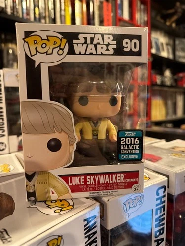 Funko Pop Star Wars Luke Skywalker #90 2016 Galactic Con Exclusive