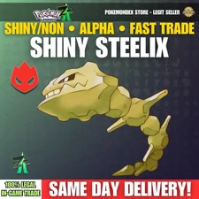 ✨ SHINY STEELIX ✨ ALPHA ✨BATTLE READY - Pokemon Legends Z/A