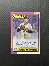 2025 Topps Series 1 - 1990 Topps Baseball Autographs Chayce McDermott...