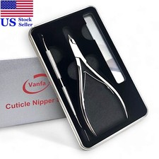 Vanfa Cuticle Nipper with Pusher and Nail File Set 79037