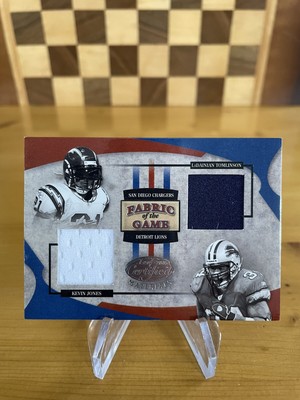 LaDainian Tomlinson 2005 Donruss Leaf Certified Fabric of the Game /100 #FG-93