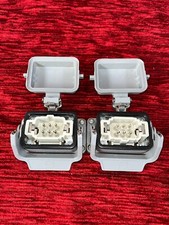 HARTING CONNECTORS / HARTING HAN6 ES-M 16A 500V 6KV 3 / HARTING 6B.LB 2 PC