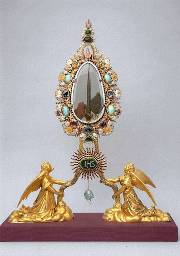 AK Reliquiar mit Nagel vom Heiligen Kreuz c1650 KHM, Wien NEUWERTIG unbenutzt
