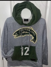 LL BEAN x TODD SNYDER Mens Fish River Organic Terrycloth Hoodie Limited Rare M