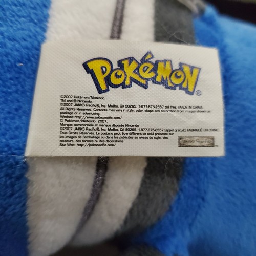 Pokemon Nintendo Croagunk 2007 10" figura de peluche parlante animal de peluche Jakks Pac - Imagen 6 de 6