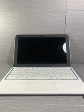 HP Chromebook 11-SMB0 US Laptop White 11.6" LCD Screen Chrome OS (For Parts)