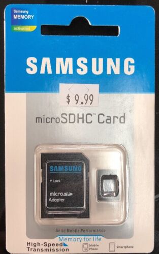 4GB MicroSD Memory Card Samsung - Picture 1 of 2