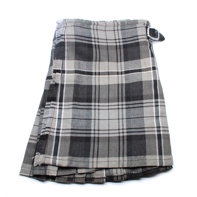 light grey tartan kilt