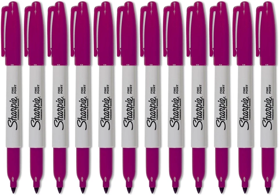 Sharpie Fine Permanent Marker Stift Beere 12 Packung