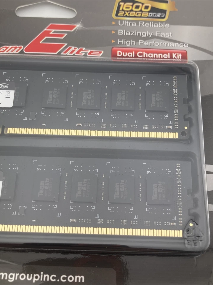 TEAMGROUP Elite DDR3 8GB Kit (2x4GB) 1600MHz Dual Channel Kit - NEW - Image 3 of 4