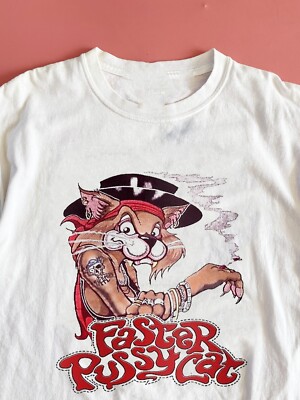 Faster Pussycat Band Basic Gift For Fan S-2345XL White T-shirt NI828