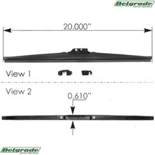 Hlk8520 Winter Wiper Blade 20in Replaces 37201 Hlk8520 Winter Wiper Blade 20in Replaces 37201