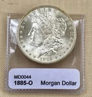 Nice Near Gem BU 1885 O Morgan Dollar - Minor Bag Marks & Very Clear Fields