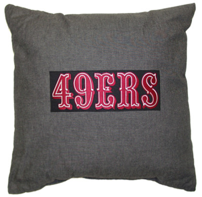 NFL  Denim Pillows-49ers, Buccaneers, Cardinals, Dolphins, Ravens, Texans Titans