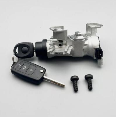 Ignition Switch Lock Assembly For VW Jetta 2006-2018 W/ Remote Control Key Shell