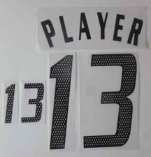 Set Flock Nummer number Trikot jersey shirt Deutschland Germany 2002 2004 home