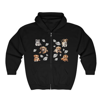 Puppies and Diamonds Zip-Up jacket