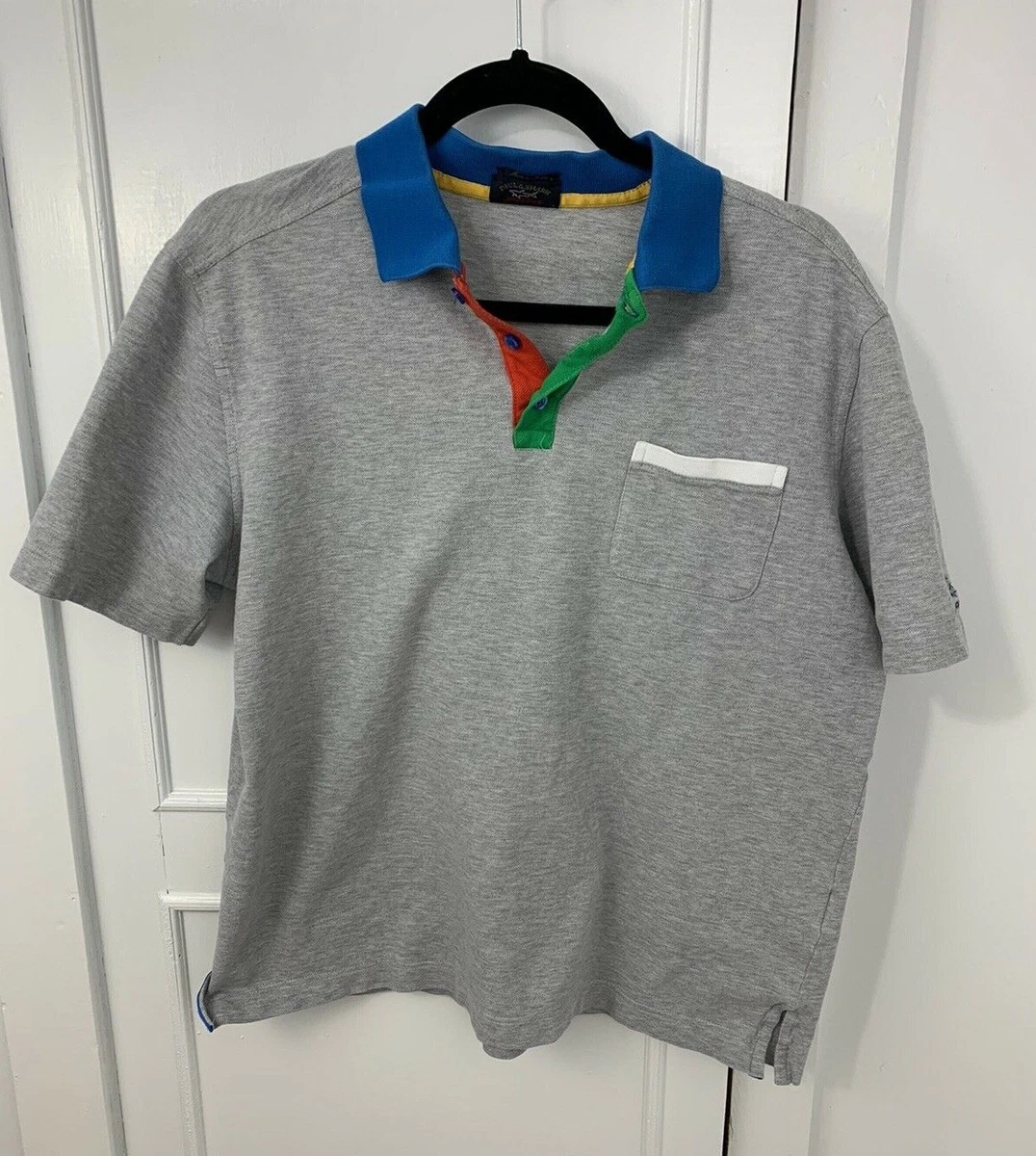 Louis Vuitton Vintage Cycling Polo Blue Grey. Size S0