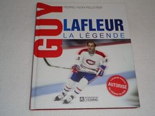 Guy Lafleur La Legende French Hockey Book Author Signed by Pierre-Yvon Pelletier